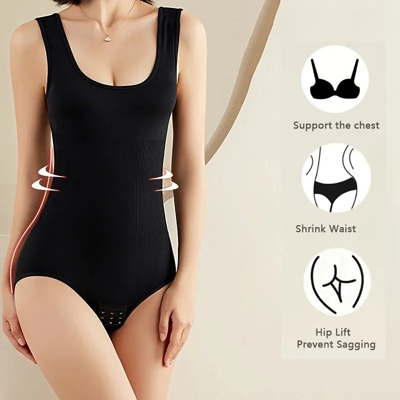 1Pc High Elastic Bodysuit Women Shapewear Corset Body Shaper Modeling Underwear Tummy Control Panties Briefs for All Seasons