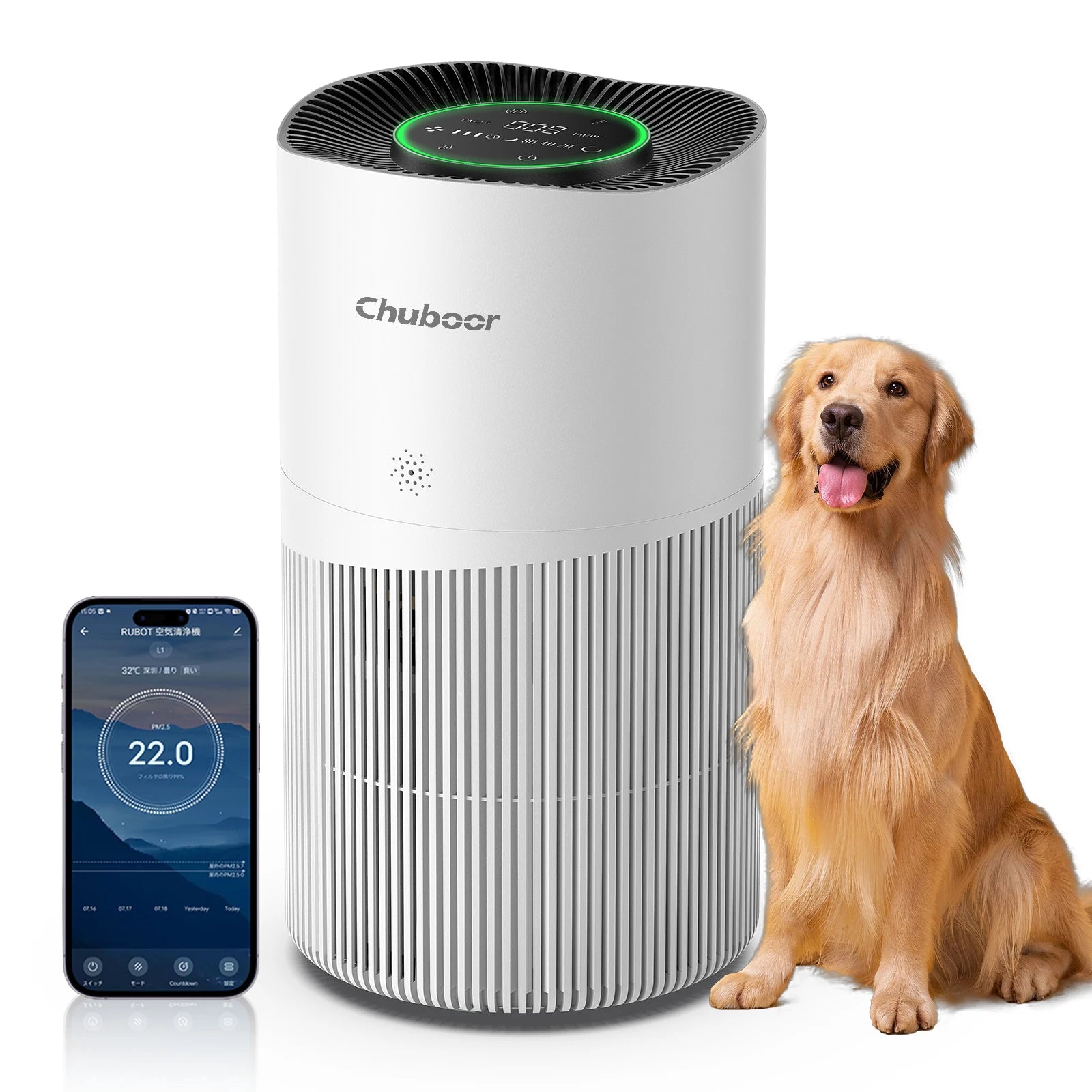 Transform Your Home with the Ultimate Pet-Friendly Air Purifier: H13 HEPA Technology for 99.97% Odor Removal and Fresh, Clean Air in Spaces Up to 120m²