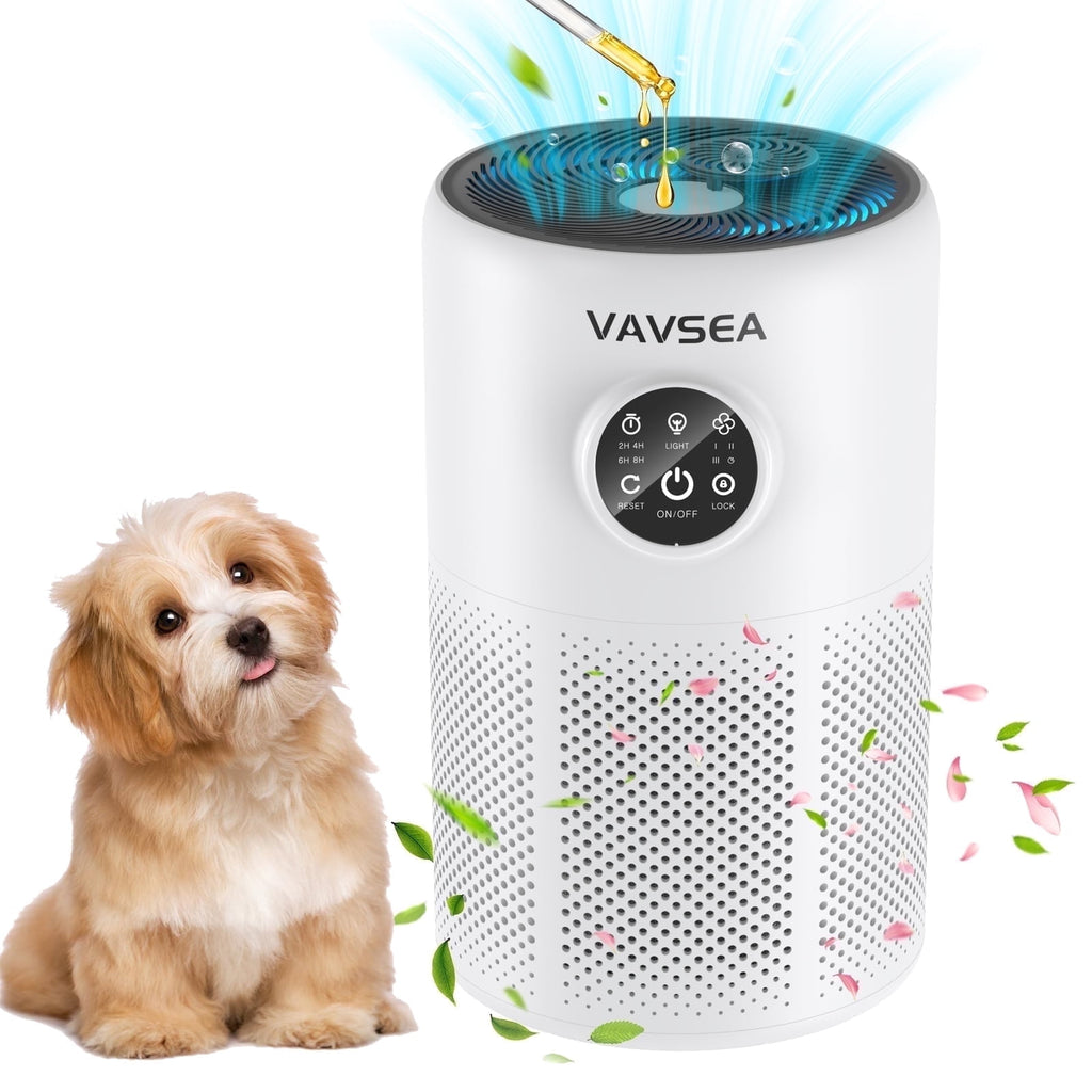 Transform Your Living Space with the VAVSEA HEPA Air Purifier – Powerful Odor and Allergen Removal for Large Rooms up to 1350 Sq.Ft!